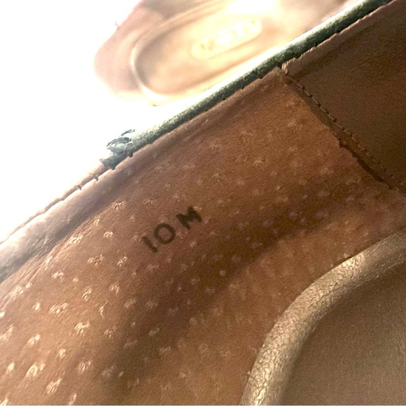 Nicole Multicolor Green Brown Burgundy Patchwork Pointed Flats - Picture 4 of 4